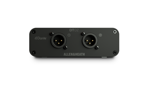 Allen & Heath DT02 I/O and Networking, 2out Dante Interface
