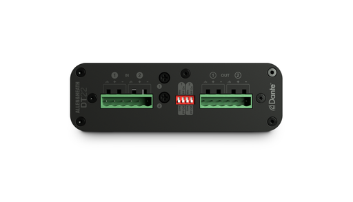 Allen & Heath DT22 I/O Networking, 2in / 2out Dante Interface