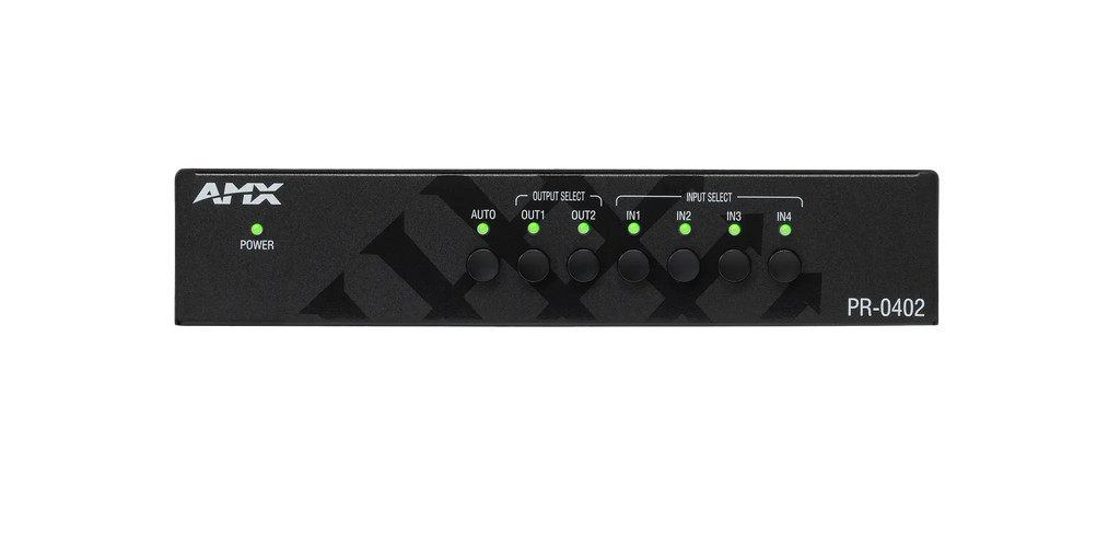 AMX PR-0402 Precis 4x2 4K60 HDMI Switcher