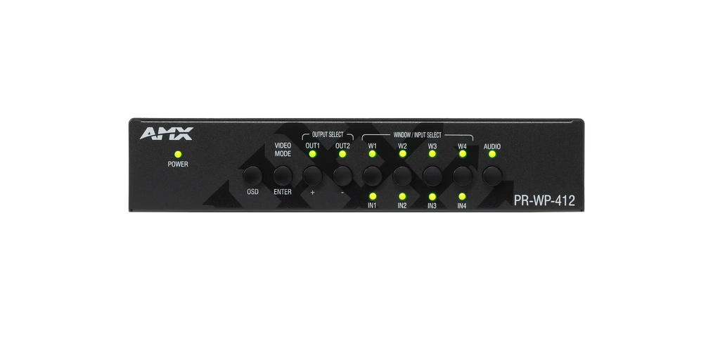 AMX PR-WP-412 Precis 4x1+1 4K60 HDMI Windowing Processor