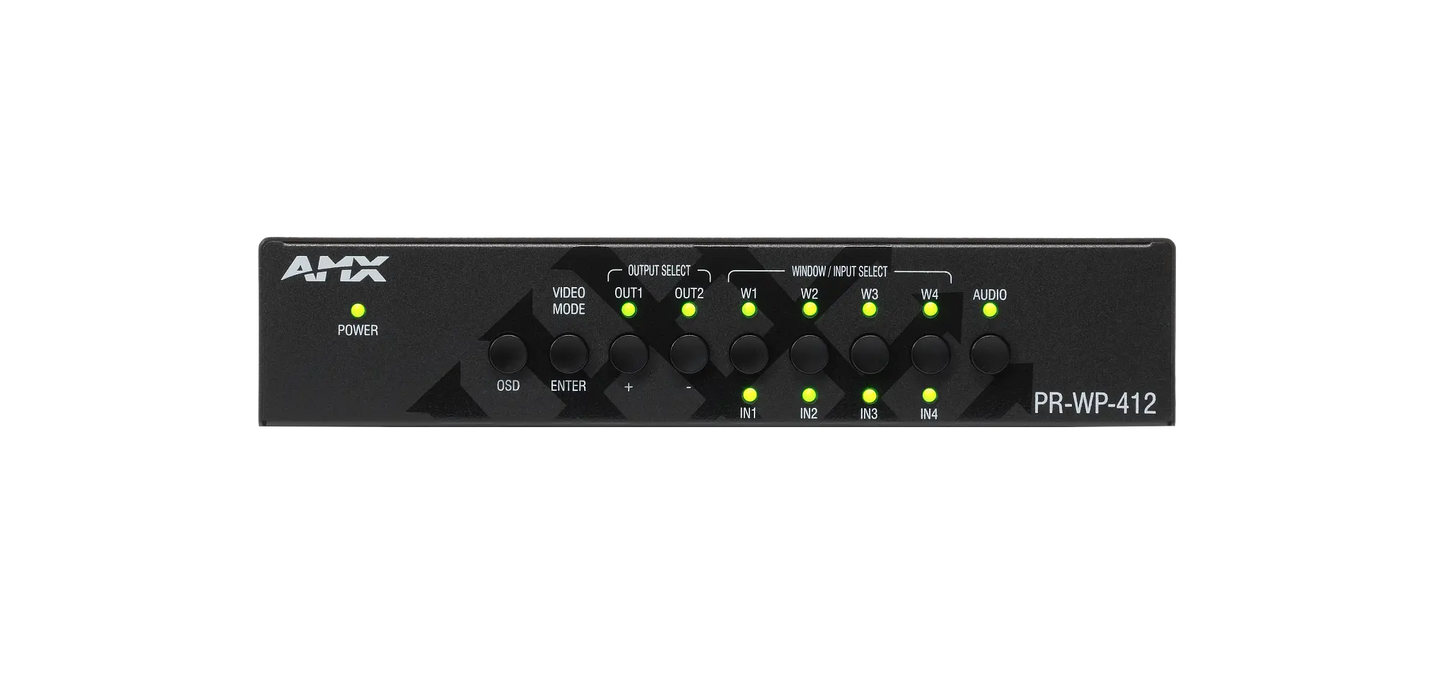 AMX PR-WP-412 Precis 4x1+1 4K60 HDMI Windowing Processor