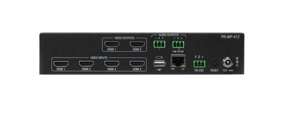 AMX PR-WP-412 Precis 4x1+1 4K60 HDMI Windowing Processor