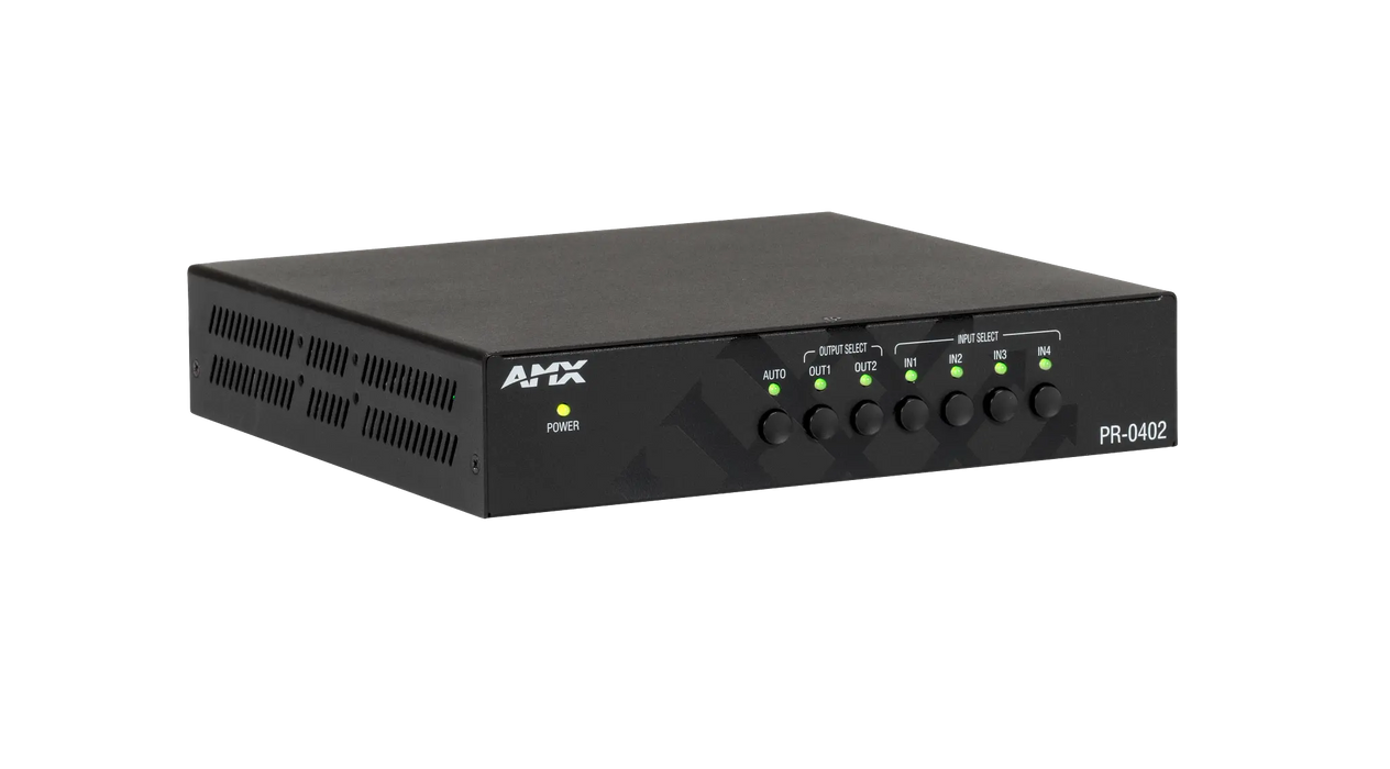 AMX PR-0402 Precis 4x2 4K60 HDMI Switcher