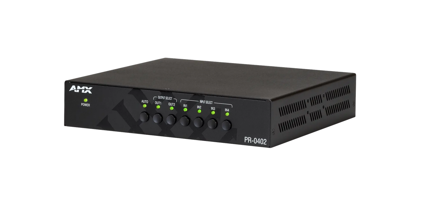 AMX PR-0402 Precis 4x2 4K60 HDMI Switcher