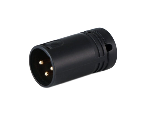 CABLE with CABLE TECHNIQUES LOW PROFILE 90 DEGREE XLR-MALE