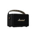 Marshall Kilburn II Portable Bluetooth Speaker with 20+ Hours of Portable Playtime, (360° Sound), Water-Resistant (IPX2) – Black & Brass.