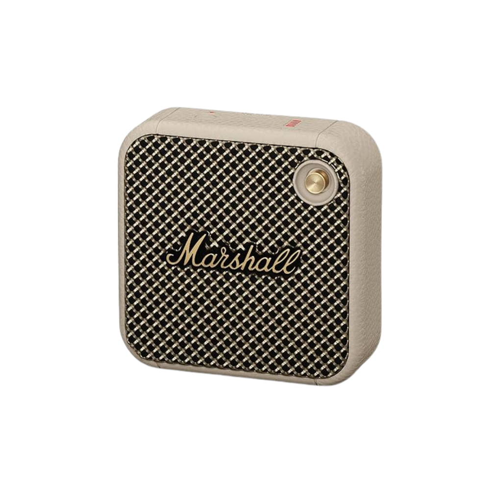 Marshall Willen Portable Bluetooth Speaker with 15+ hours of portable playtime, Dust & Waterproof (IP67) - Cream.