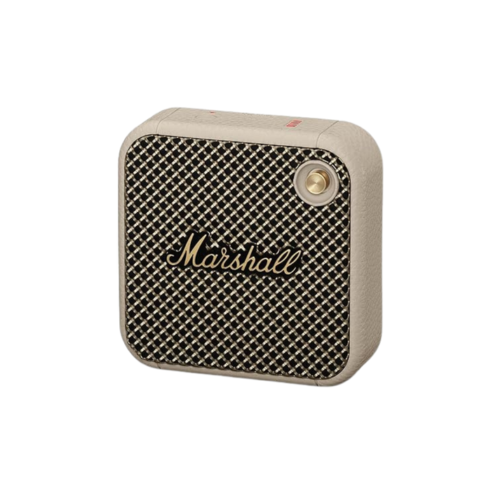 Marshall Willen Portable Bluetooth Speaker with 15+ hours of portable playtime, Dust & Waterproof (IP67) - Cream.