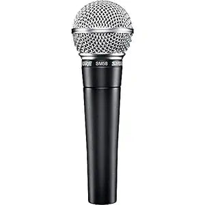 Shure SM58-LC Cardioid Vocal Microphone without Cable