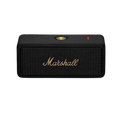 Marshall Emberton II Compact Portable Bluetooth Speaker with 30+ hours of Playtime, (360° sound), Dust & Waterproof (IP67) – Black & Brass.