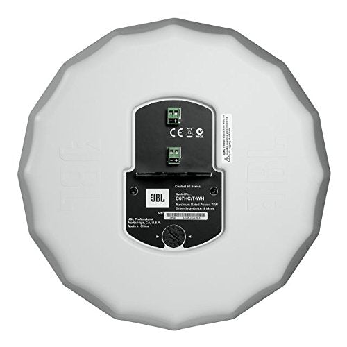 JBL Control 67 HC/T Narrow 75° Coverage HighCeiling Pendant Speaker - White