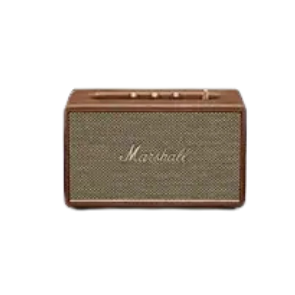 Marshall Acton III Wired Connectivity Stereo Home Speakers with Bluetooth 5.2 & RCA or 3.5mm input – Brown