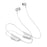 Audio-Technica Clr100Bt Bluetooth Neckband with 200 Hours Standby Time Volume Control Extra Bass Ipx2 Water Resistant Noise Isolation and Magnetic Buds (White) - in Ear