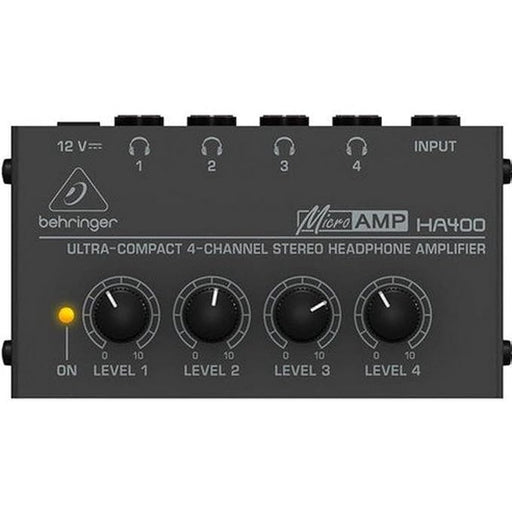 Behringer HA400 Ultra-Compact 4-Channel Headphone Amplifier