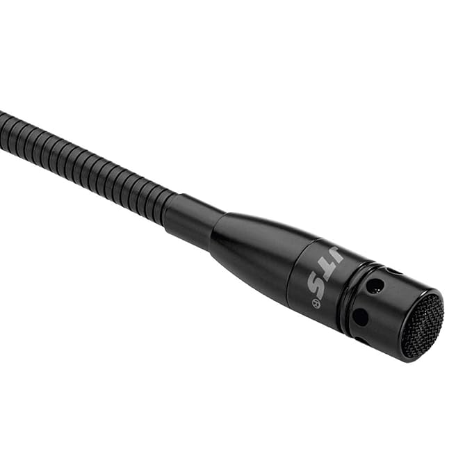 JTS GM-5218 18 Inches XLR Unidirectional Gooseneck Microphone (Black)v