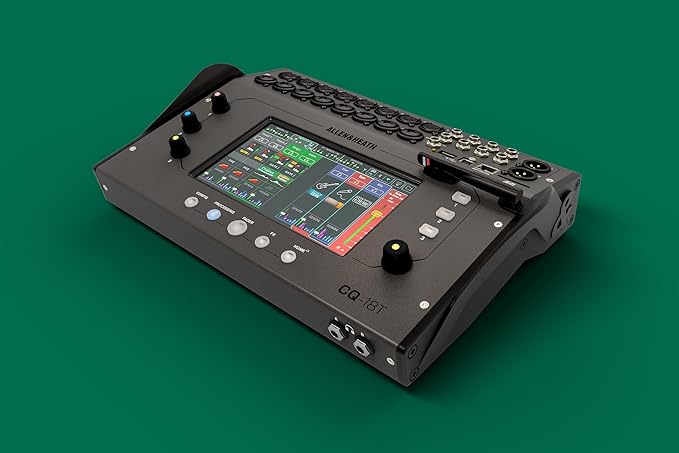 Allen & Heath CQ-18T Digital Mixer with 7" Touchscreen WiFi and Bluetooth Connectivity