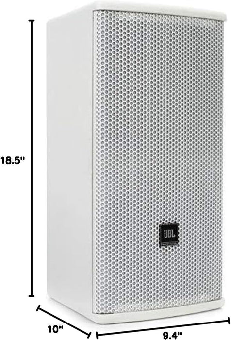 JBL AC18/26 Compact 8-inch 2-way Loudspeaker with 120° x 60° Horn -White