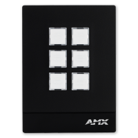 AMX MCP-106P-BL,MASSIO 6-BUTTON CONTROLPAD