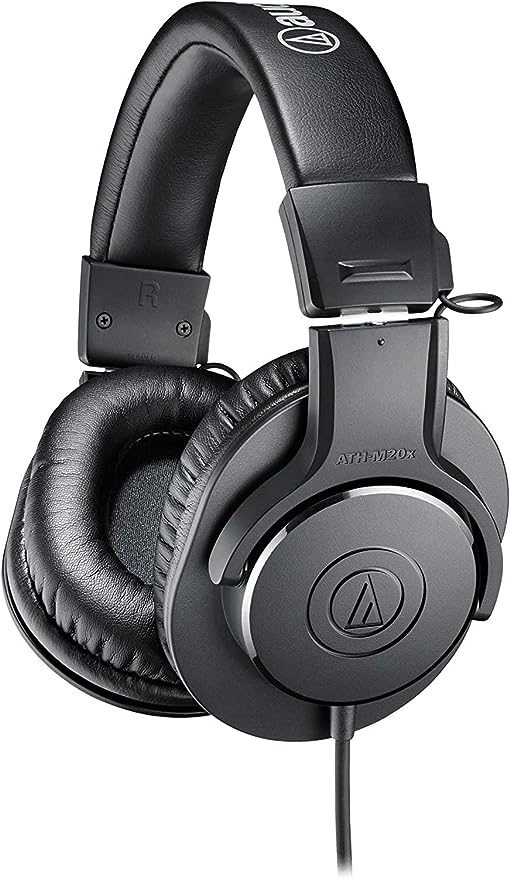 Audio-Technica Ath-M20X Professional Monitor Over ear Headphones (Black)