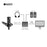 Roll over image to zoom in Audio-Technica AT2035 Large Diaphragm Studio Condenser XLR Unidirectional Microphone (Black)