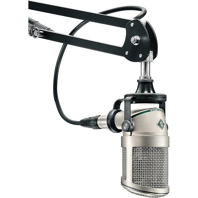 Neumann Bcm 705 - Dynamic XLR Microphone. Ideal for Broadcast, Podcast & Radio Studio Applications., Silver