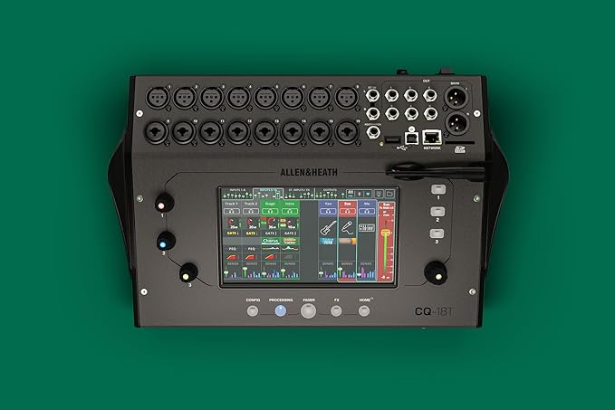 Allen & Heath CQ-18T Digital Mixer with 7" Touchscreen WiFi and Bluetooth Connectivity