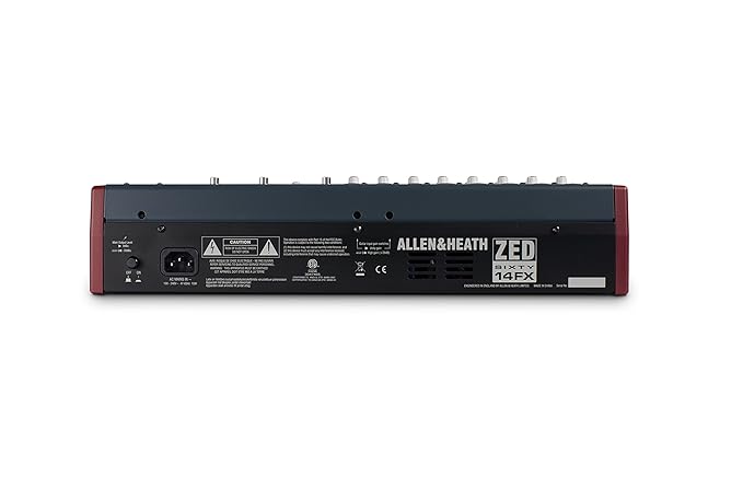 Allen & Heath ZED60-14FX Compact Live and Studio Mixer with Digital FX and USB Port