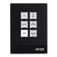 AMX MCP-106P-BL,MASSIO 6-BUTTON CONTROLPAD