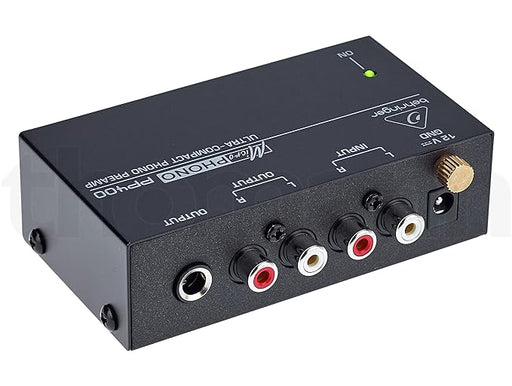 Behringer Microphono PP400 Phono Pre-Amplifier, Silver