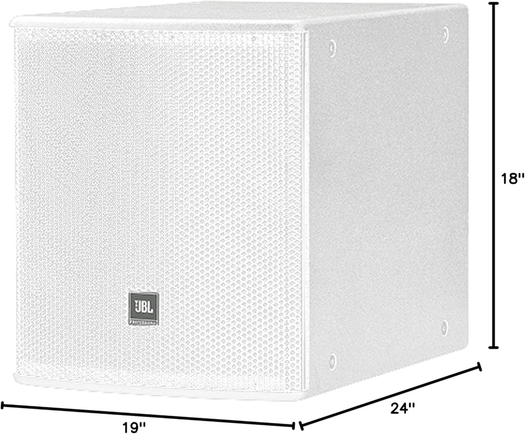 JBL ASB6112 Compact 12-inch Subwoofer - White