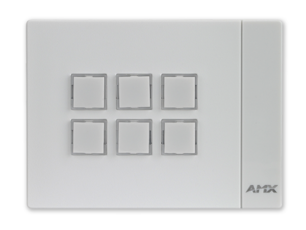 AMX MCP-106L-WH,MASSIO 6-BUTTON CONTROLPAD