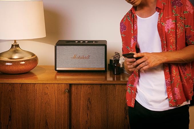 Marshall Woburn II 130 Watt Wireless Bluetooth Powered Speaker (Black)