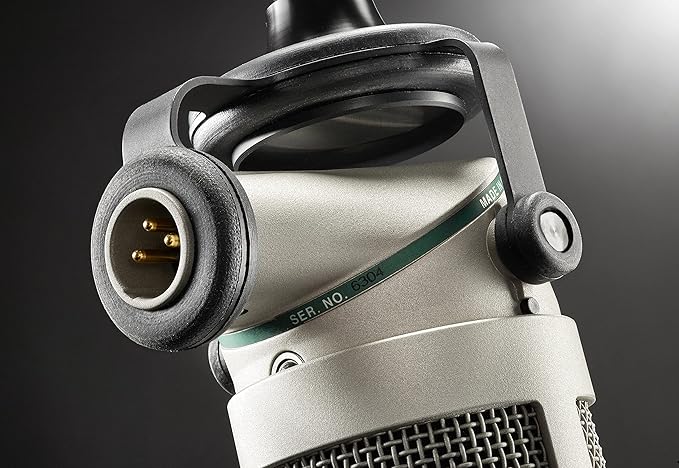 Neumann Bcm 705 - Dynamic XLR Microphone. Ideal for Broadcast, Podcast & Radio Studio Applications., Silver