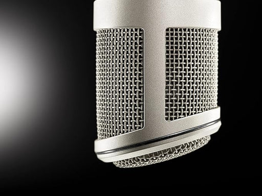 Neumann Bcm 705 - Dynamic XLR Microphone. Ideal for Broadcast, Podcast & Radio Studio Applications., Silver