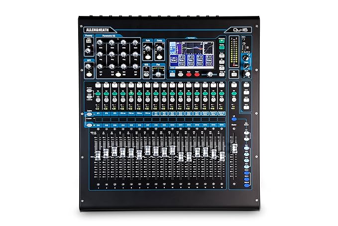 Allen & Heath QU-16C Rack Mountable Compact Digital Mixer, Chrome Edition