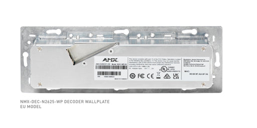 AMX NMX-DEC-N2625-WP 4K60 MWC Decoder Wallplate