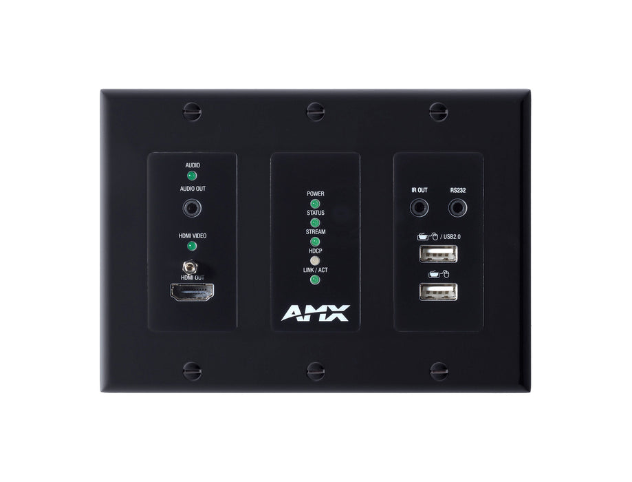 AMX NMX-DEC-N2625-WP 4K60 MWC Decoder Wallplate