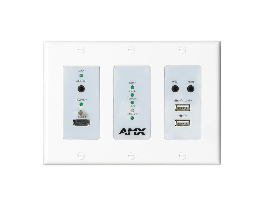 AMX NMX-DEC-N2625-WP 4K60 MWC Decoder Wallplate