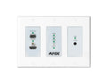 AMX NMX-ENC-N2615D-WP 4K60 MWC/Dante AV-A Encoder Wallplate