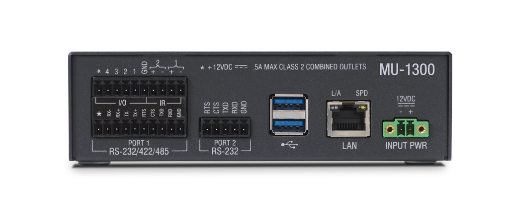 AMX MU-1300 MUSE Automation Controller – 2 Serial, 2 IR, 4 IO