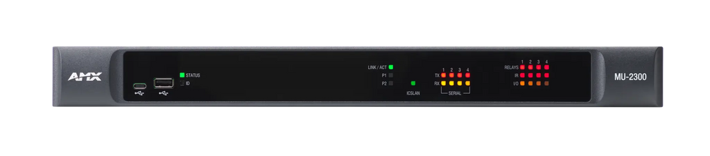 AMX MU-2300 MUSE Automation Controller – 4 Serial, 4 Relays, 4 IR, 4 IO & ICSLan
