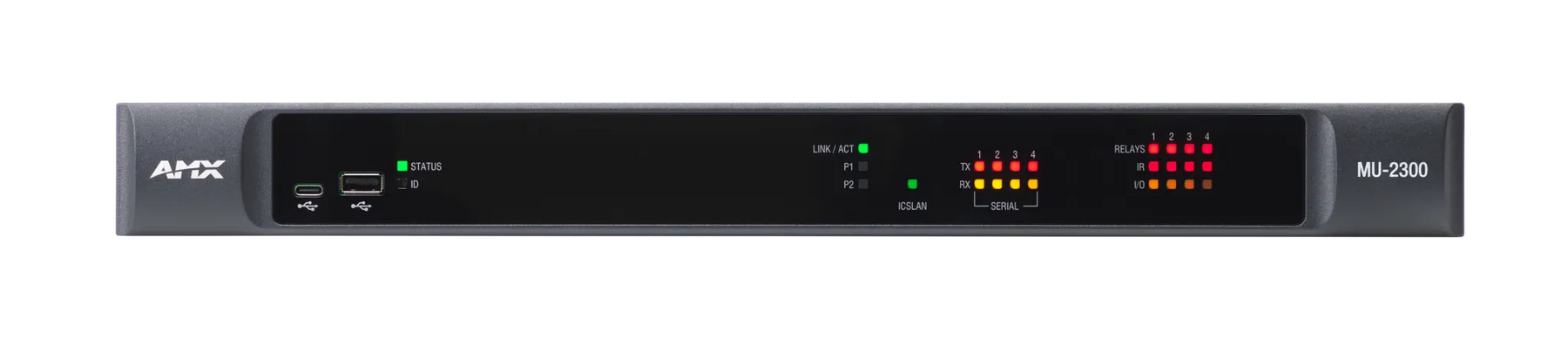 AMX MU-2300 MUSE Automation Controller – 4 Serial, 4 Relays, 4 IR, 4 IO & ICSLan
