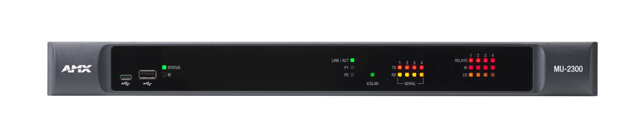 AMX MU-2300 MUSE Automation Controller – 4 Serial, 4 Relays, 4 IR, 4 IO & ICSLan