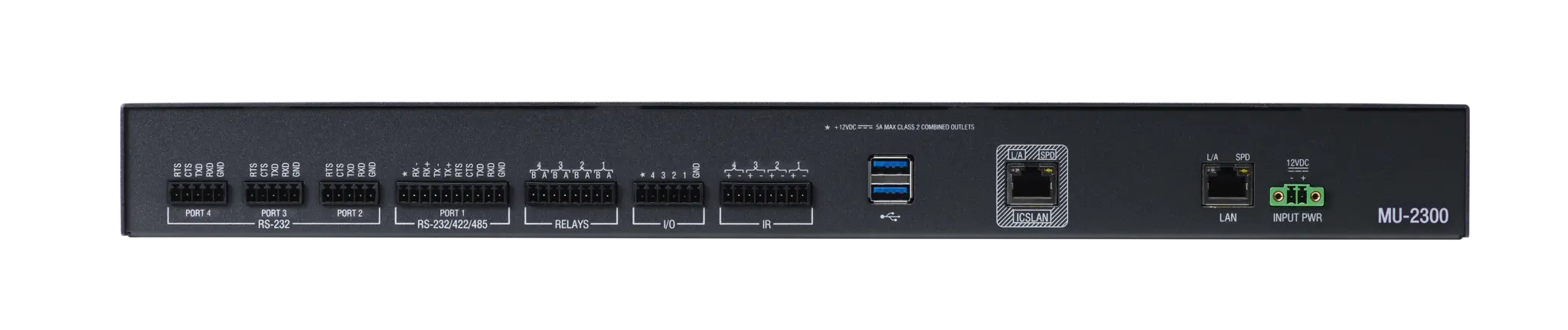 AMX MU-2300 MUSE Automation Controller – 4 Serial, 4 Relays, 4 IR, 4 IO & ICSLan