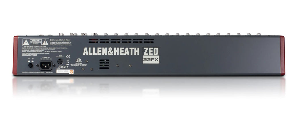Allen & Heath AH-ZED-22FX 22-Channel Mixer with USB Interface and Onboard EFX