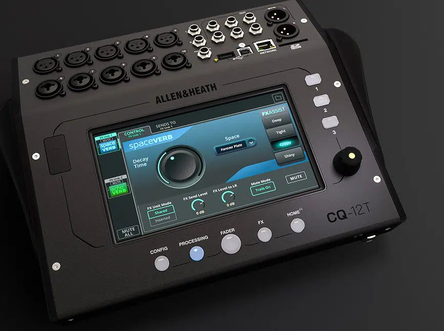 Allen & Heath CQ-12T Ultra Compact 12 in/8 out Digital Mixer