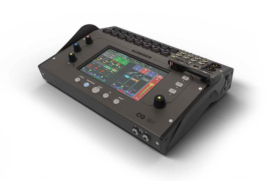 Allen & Heath CQ-18T Digital Mixer with 7" Touchscreen WiFi and Bluetooth Connectivity