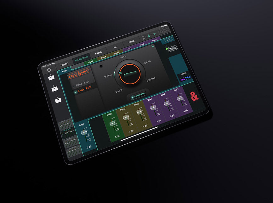 Allen & Heath CQ-20B Ultra-Compact 20in / 8out Digital Mixer with Wi-Fi