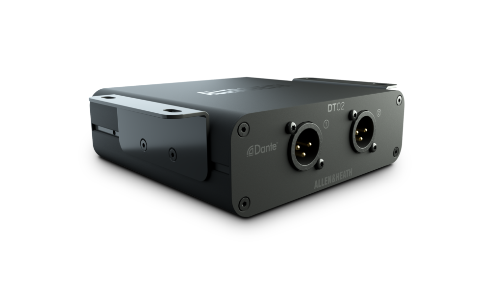 Allen & Heath DT02 I/O and Networking, 2out Dante Interface