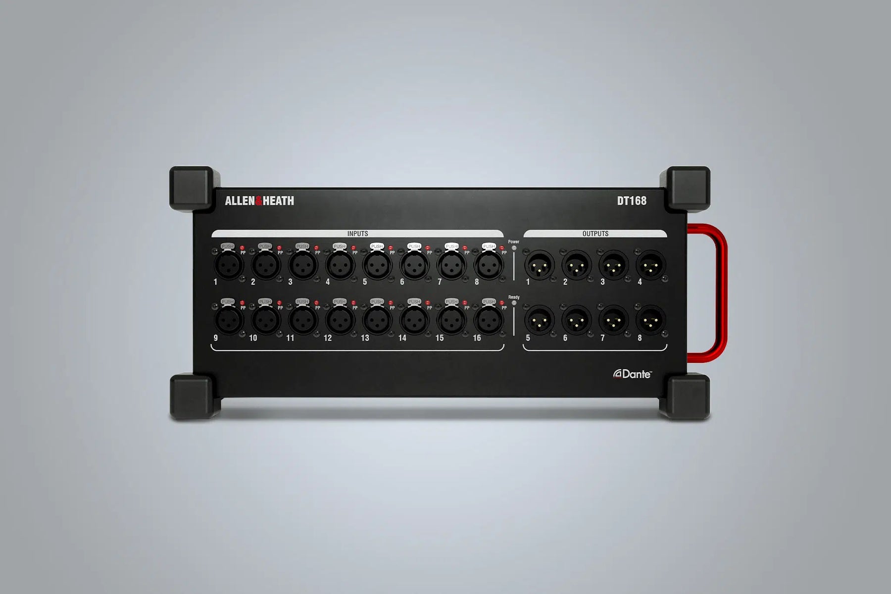 Allen & Heath DT168 I/O Networking, 16in / 8out Dante Interface